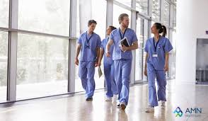 Avantas background-doctors walking in hospital