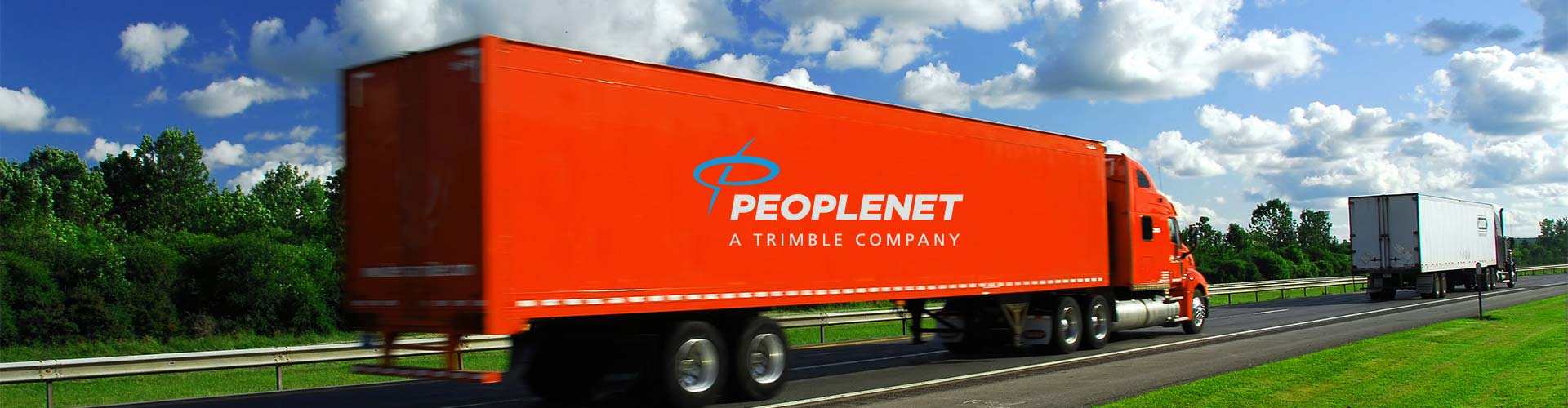 PeopleNet truck on highway